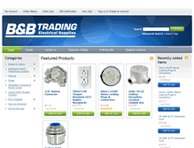 Tablet Screenshot of bb-trading.com